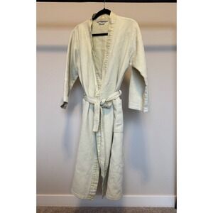 yves delorme robe green‎ clover Waffle Knot Women's Size M luxury